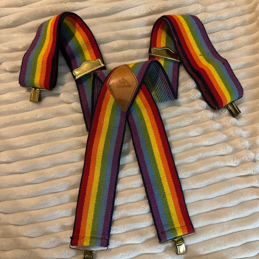 Leegin vintage rainbow suspenders